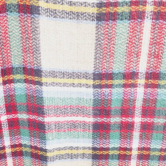 New Women's Scarf multicolor Checkered Print Fashion Long One Size - Picture 4 of 4